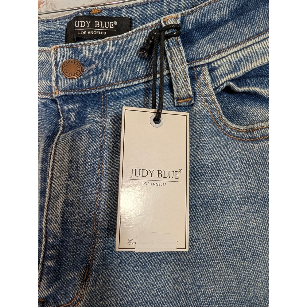 Judy Blue Vintage Straight Jeans Women 16W Blue High Waist NWT - Picture 4 of 9